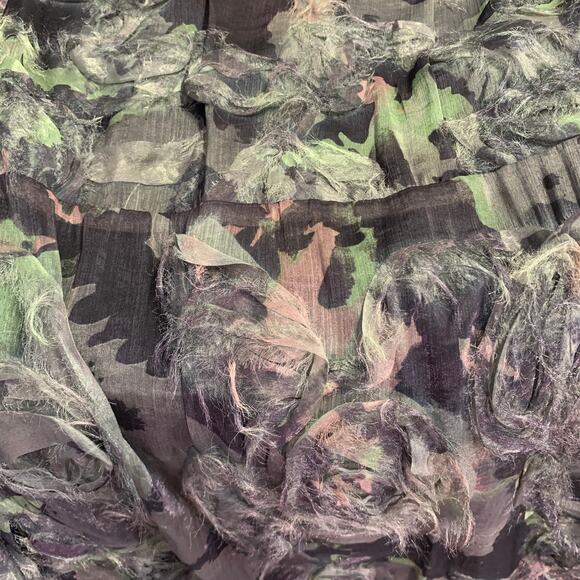 GIORGIO BRATO Size 6 Black Leather Double Breasted Belted Longline Vest - Picture 8 of 9